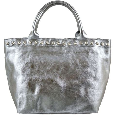 BORSA A SPALLA IN PELLE CON CASSANDRE – Silvia Bini.